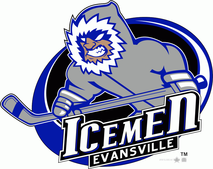 evansville icemen 2012-pres primary logo iron on transfers for clothing